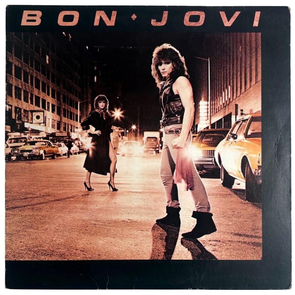Bon Jovi Self Titled Debut Vinyl LP 1984 Mercury 422-814 982-1 M-1 Runaway Rock